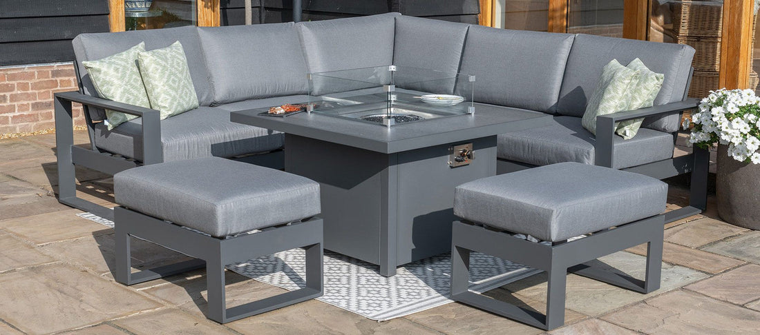 Maze Rattan Sofa Set For A Small Garden-Better Bed Company 