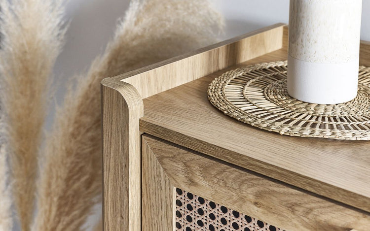 Julian Bowen Sydney 3 Drawer Chest Top Detail-Better Bed Company