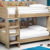 Julian Bowen Domino Sonoma Oak Bunk Bed-Better Bed Company