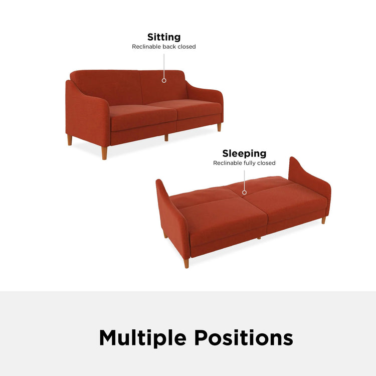 Dorel Home Jasper Sprung Sofa Bed As A Sofa Bed-Better Bed Company