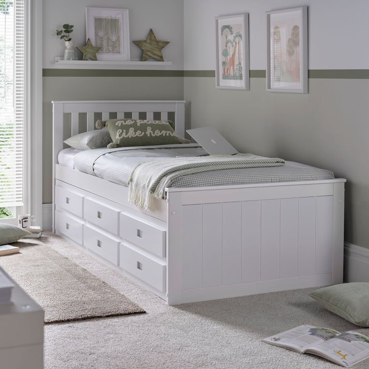 Bedmaster Nova Wooden 6 Drawer Storage Bed-Better Bed Company