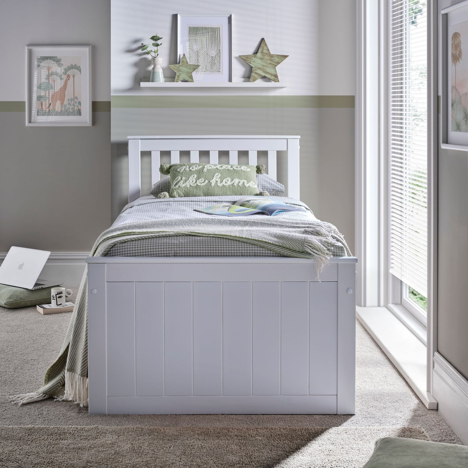 Bedmaster Nova Wooden 6 Drawer Storage Bed From Front-Better Bed Company
