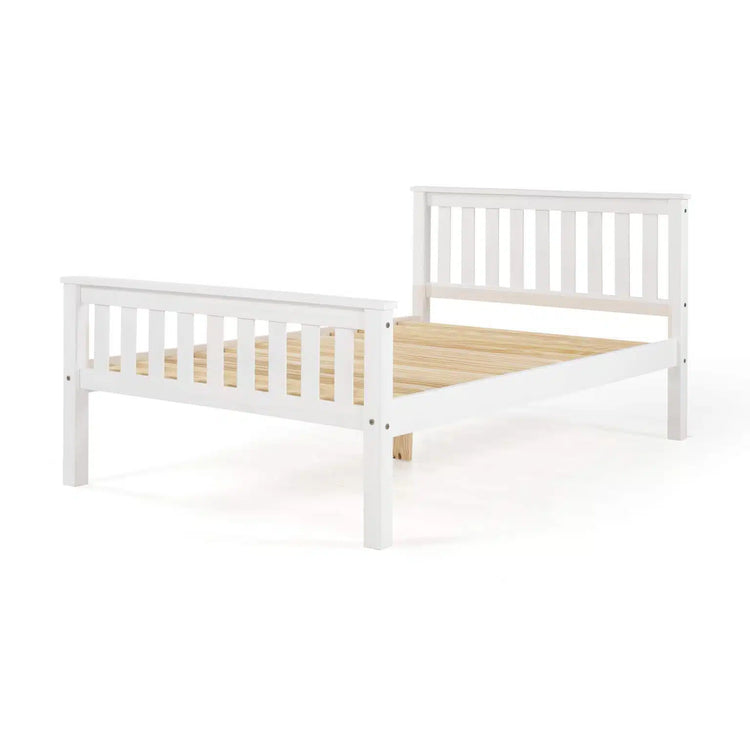 Heartlands Manila Pine Bed Frame-White Small Double HFE-Better Bed Comapny