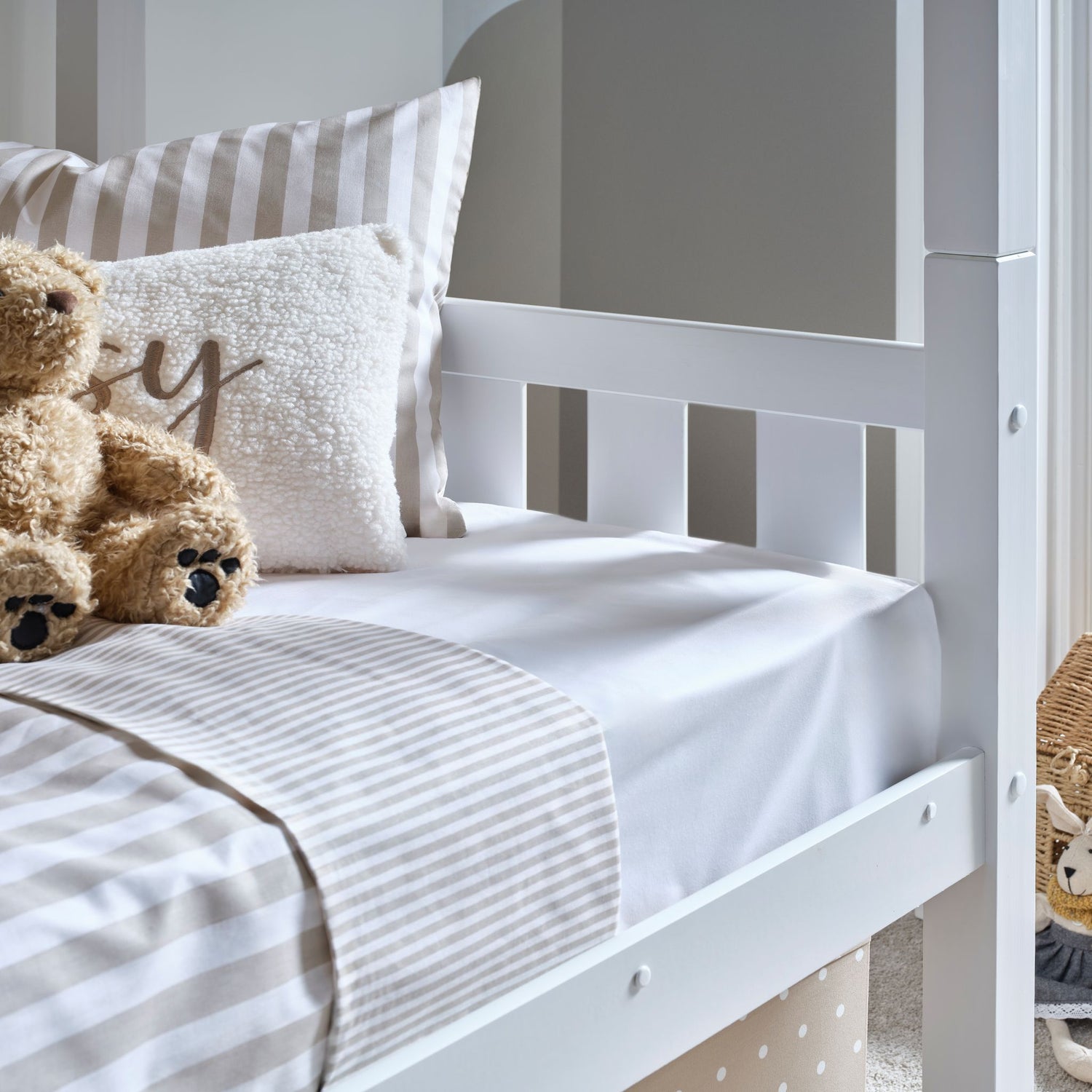 Bedmaster Icon Bunk Bed White Headboard-Better Bed Company