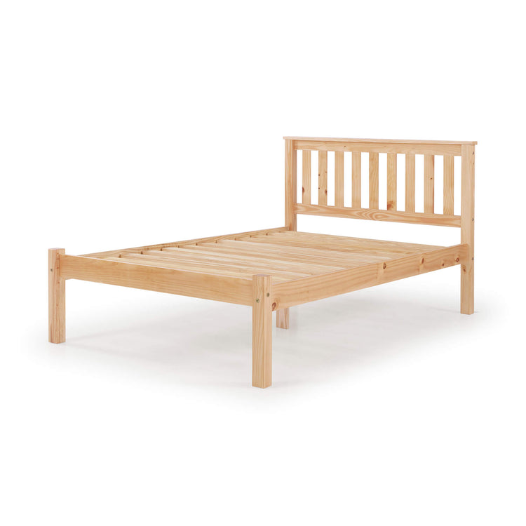 Heartlands Manila Pine Bed Frame-Brown Small Double LFE-Better Bed Comapny