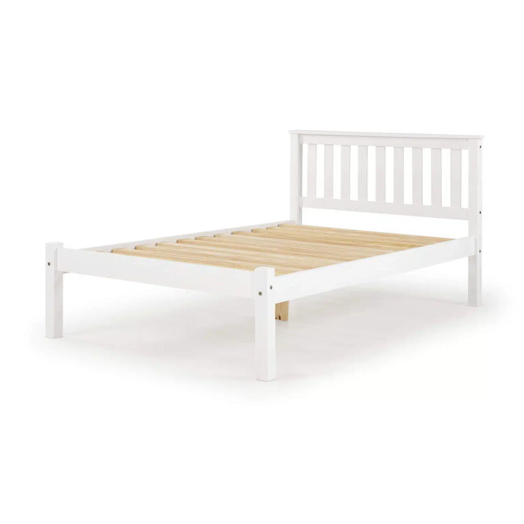 Heartlands Manila Pine Bed Frame-White Small Double LFE-Better Bed Comapny