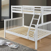 Kelly Triple Wooden Bunk Bed-White-Better Bed Company