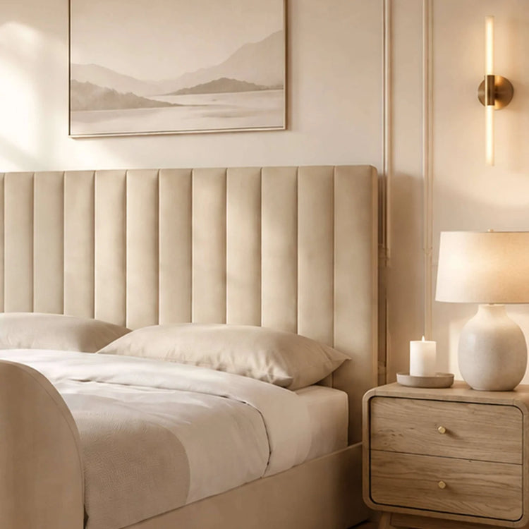 Julian Bowen Alana Side-Lift Ottoman TV Bed Headboard-Better Bed Company