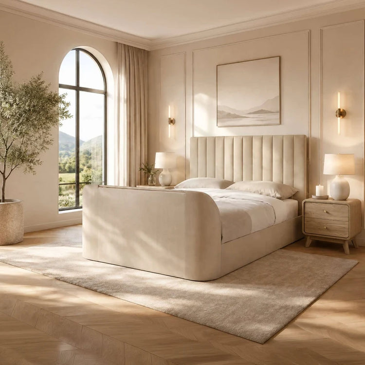 Julian Bowen Alana Side-Lift Ottoman TV Bed-Better Bed Company
