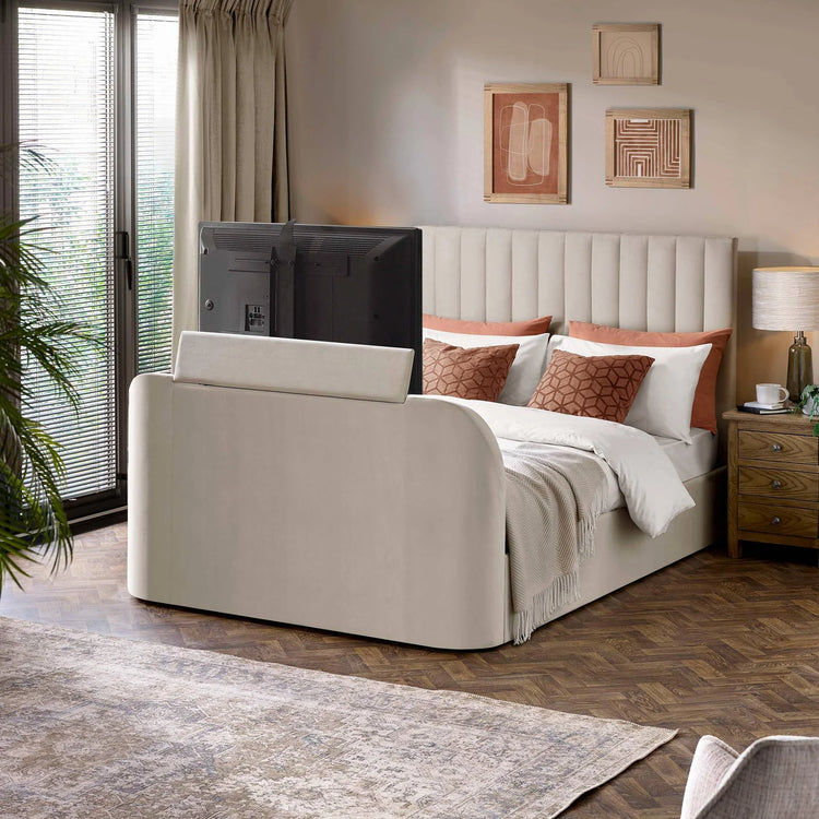 Julian Bowen Alana Side-Lift Ottoman TV Bed TV Up-Better Bed Company
