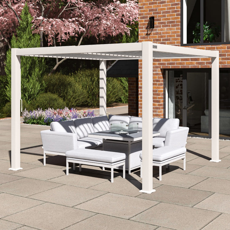 Maze Como Pergola Aluminium Square 3Mx3M Frame Only