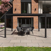 Maze Como Pergola Aluminium Square 40x40 Frame Only-Better Bed Company