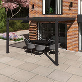 Maze Como Pergola Aluminium Lean-to Wall 30x40 Frame Only-Better Bed Company