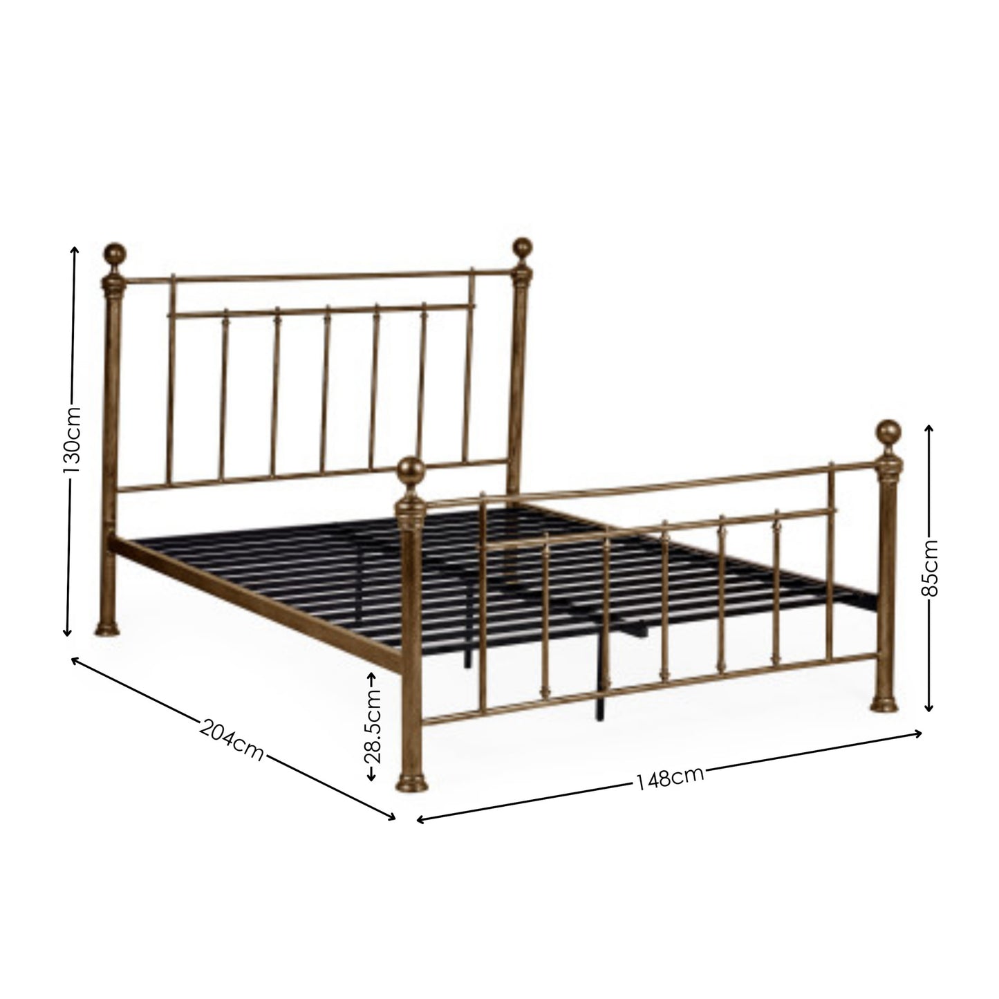 Julian Bowen Aurelia Metal Bed-Better Bed Company
