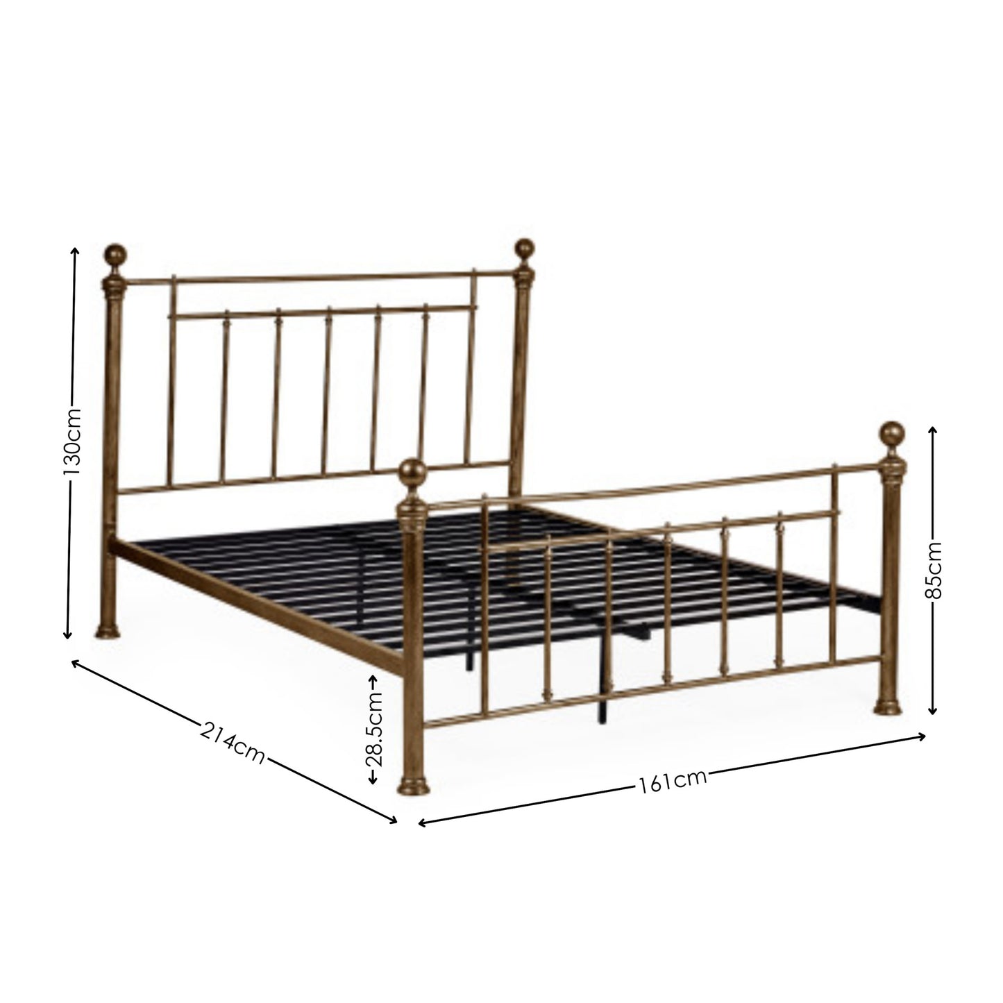 Julian Bowen Aurelia Metal Bed-Better Bed Company