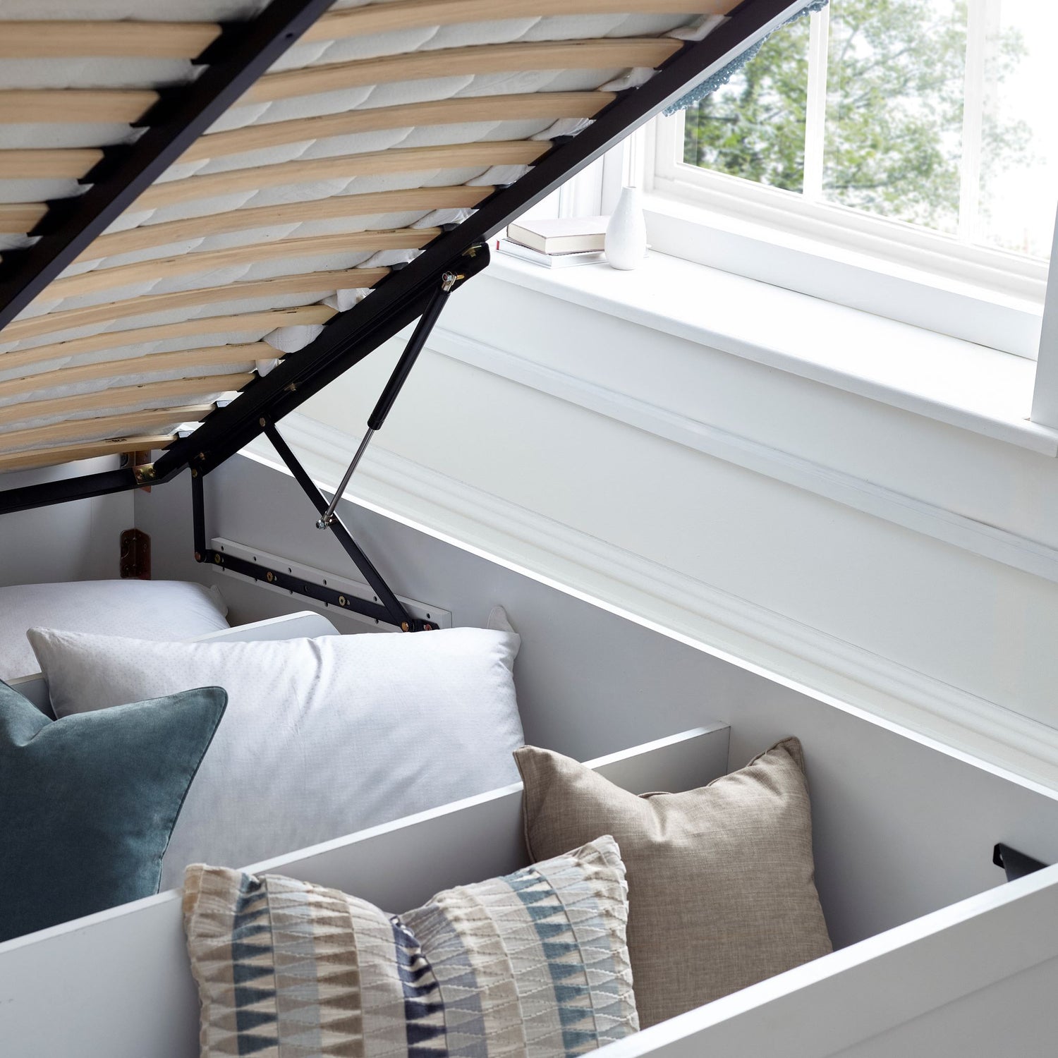 Rio Ottoman Bed Storage Close Up-Better Bed Company