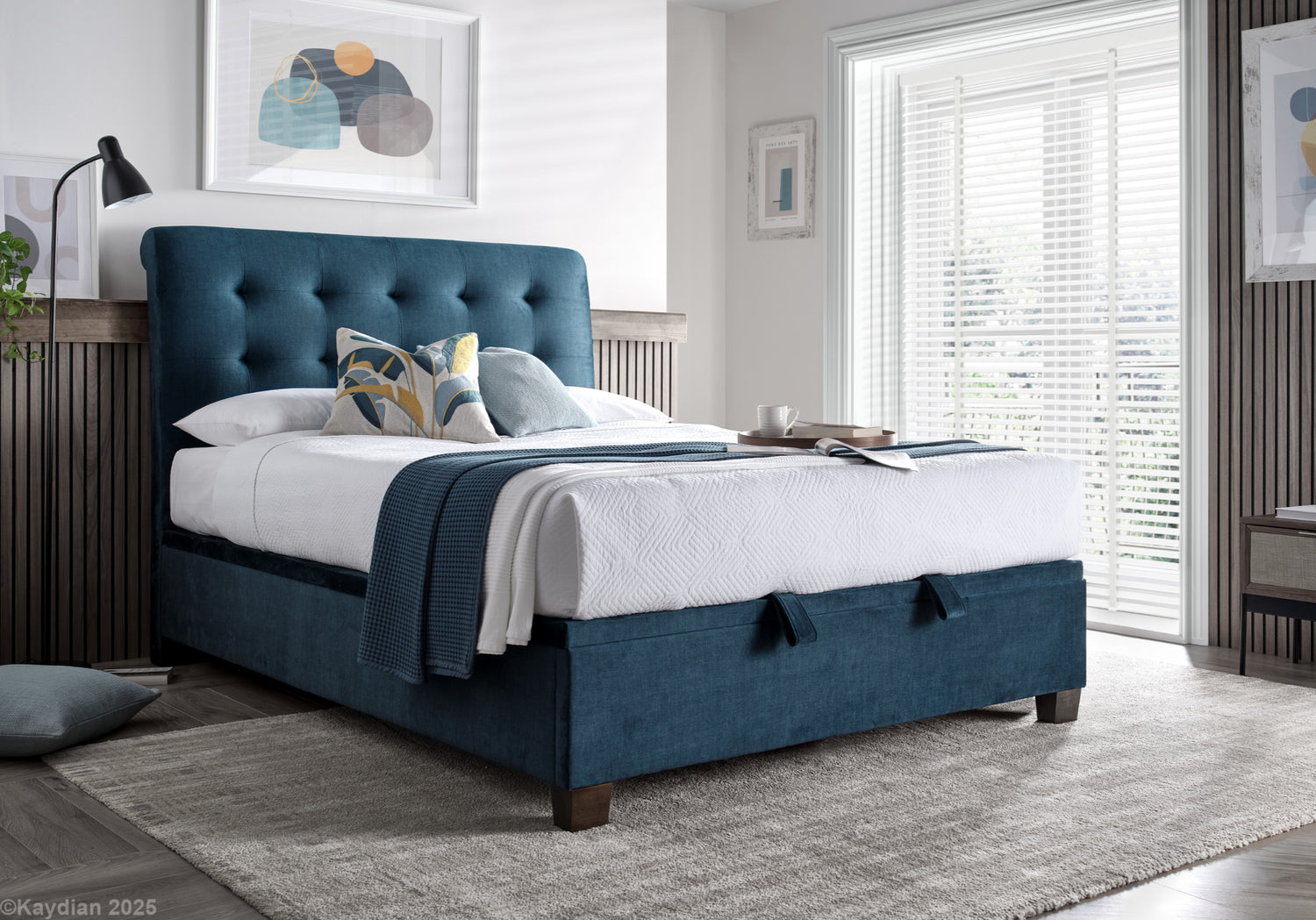 Kaydian Ashgrove Maskat Clay Ottoman Bed-Better Bed Company