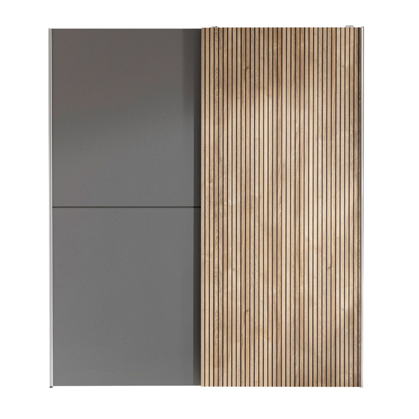 Julian Bowen Berno Sliding 2 Door Wardrobe-Better Bed Company