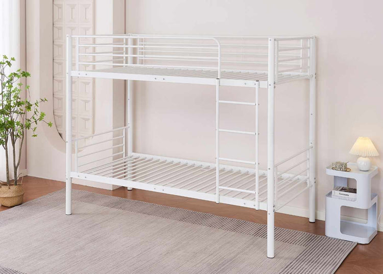 Beckham Metal Bunk Bed-White-Better Bed Company