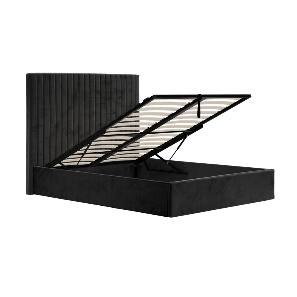 LPD Berlin Tall Bed Frame Black-Better Bed Company