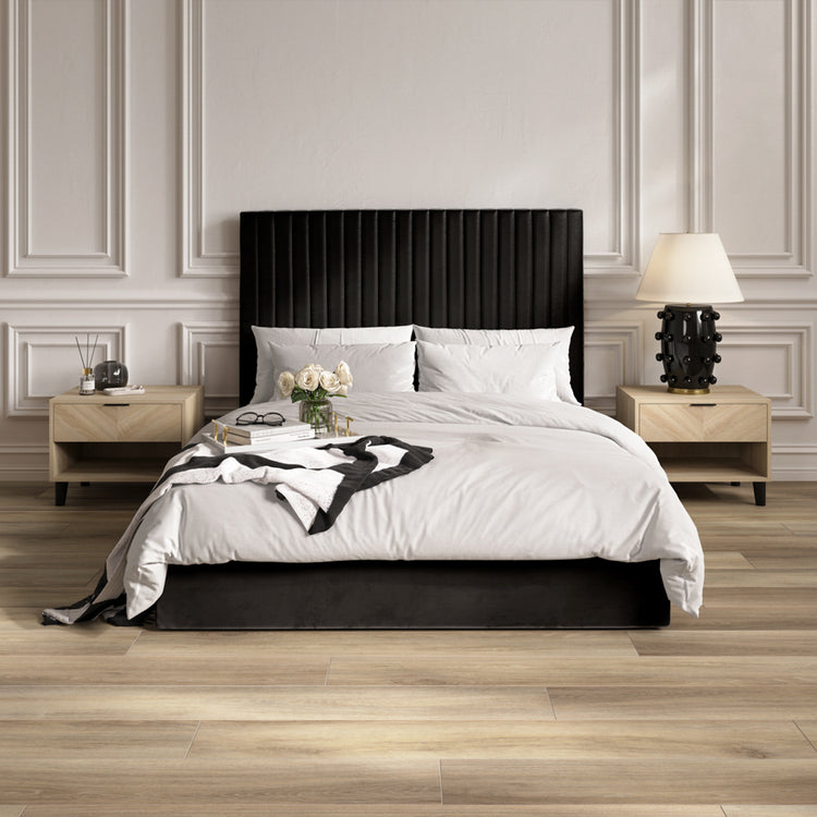 LPD Berlin Tall Bed Frame Black-Better Bed Company