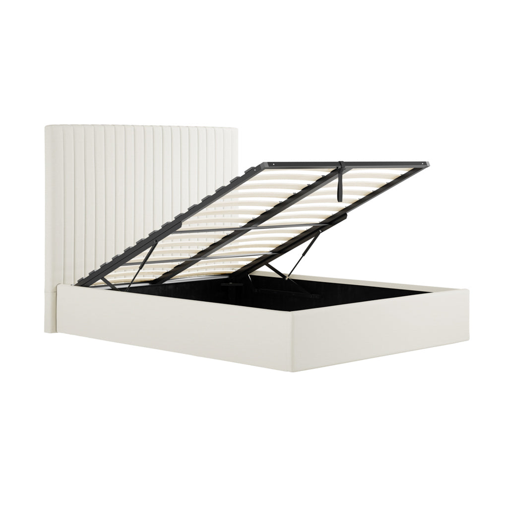 LPD Berlin Tall Bed Frame Milk-Better Bed Company