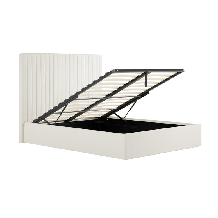 LPD Berlin Tall Bed Frame Milk-Better Bed Company