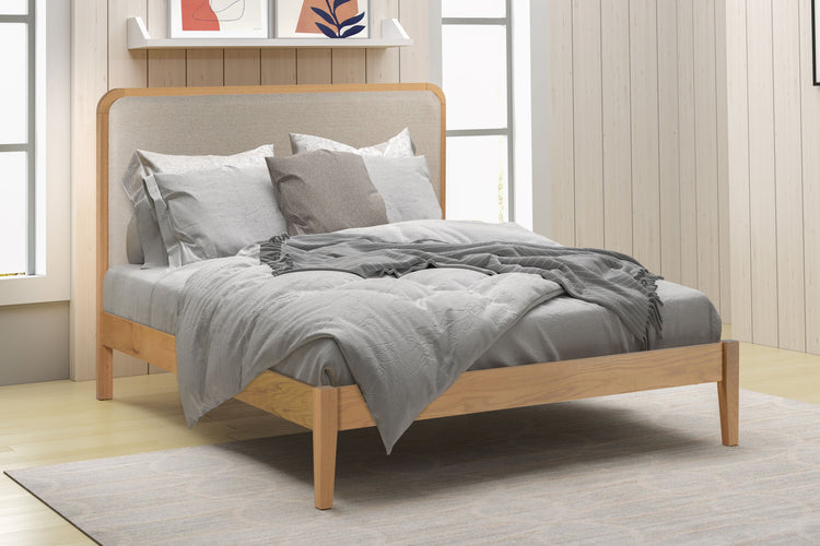 Flintshire Furniture Brynford Oak Bed Frame Double-Better Bed Company
