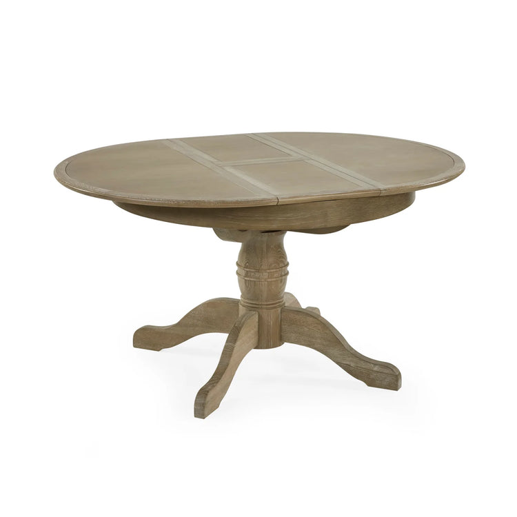Julian Bowen Camille Round Extending Table From Side-Better Bed Company