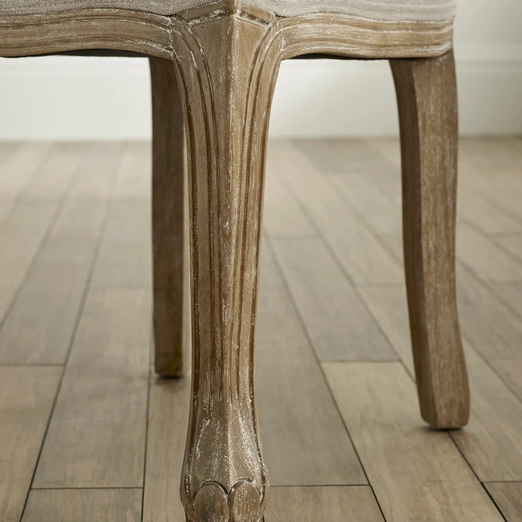 Julian Bowen Camille Upholstered Dining Chair Leg Detail-Better Bed Company