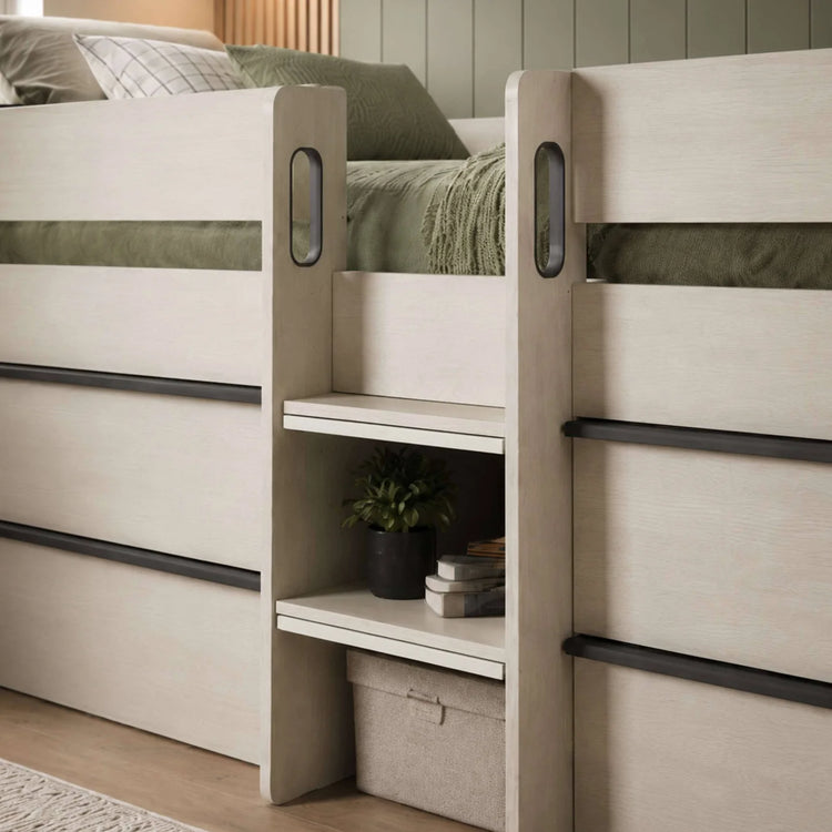 Julian Bowen Celeste Midsleeper with Drawers From Side-Better Bed Company