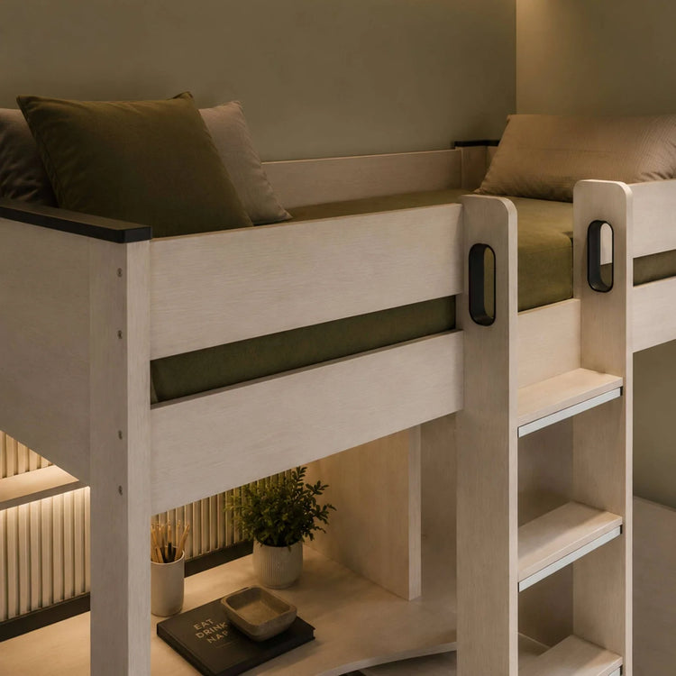 Julian Bowen Celeste Highsleeper With Desk Guardrails- Better Bed Company