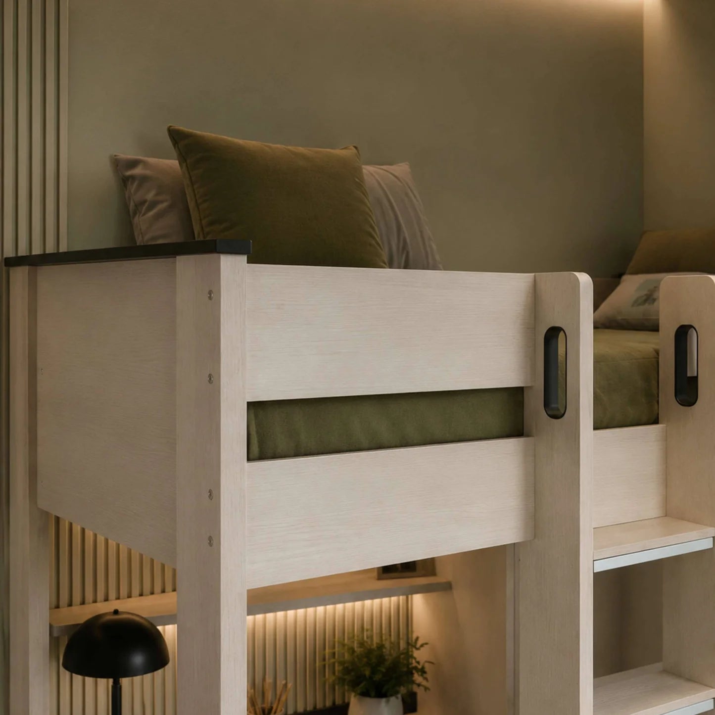 Julian Bowen Celeste Highsleeper With Desk Steps-Better Bed Company