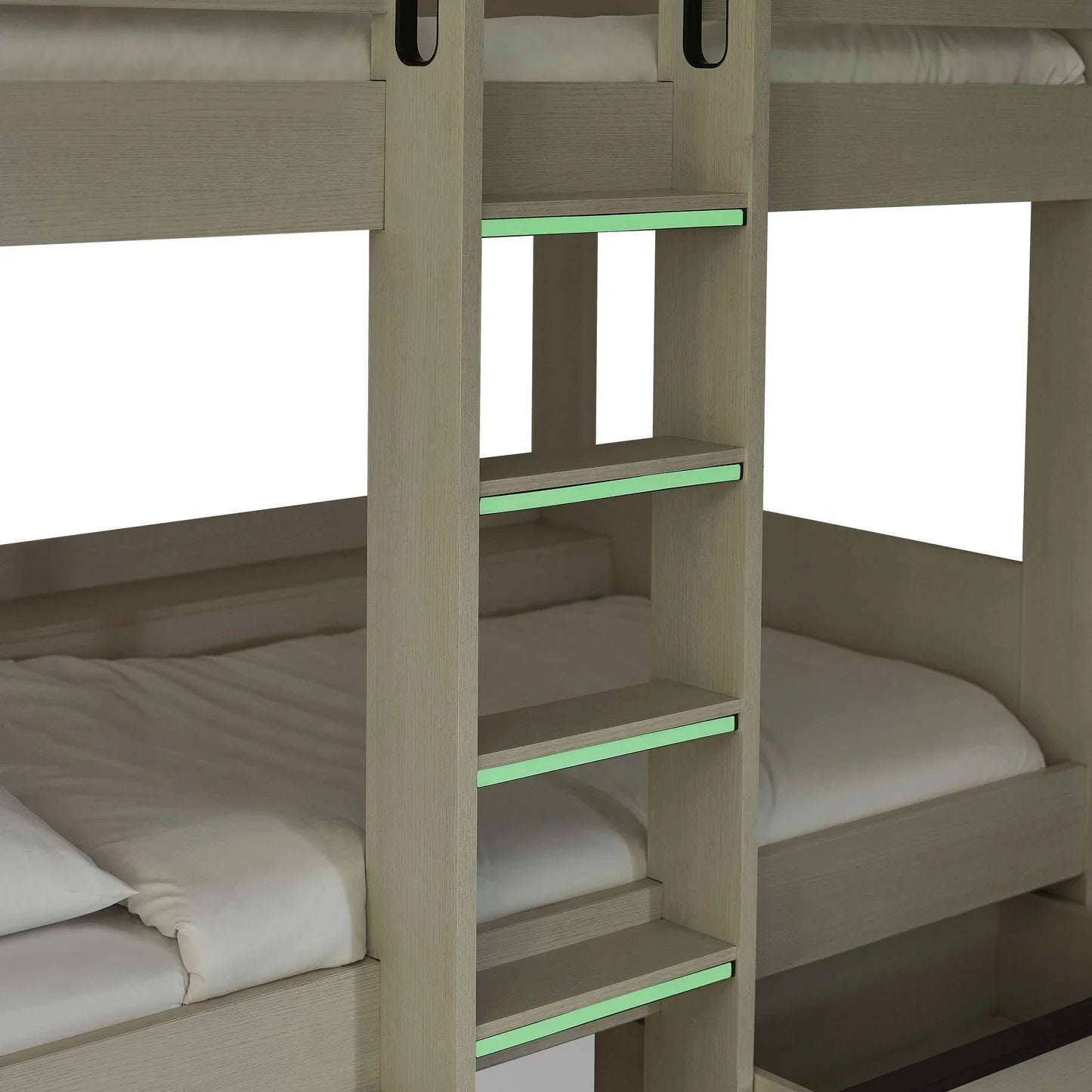 Julian Bowen Celeste Bunk Bed with Drawers Light Strips-Better Bed Company