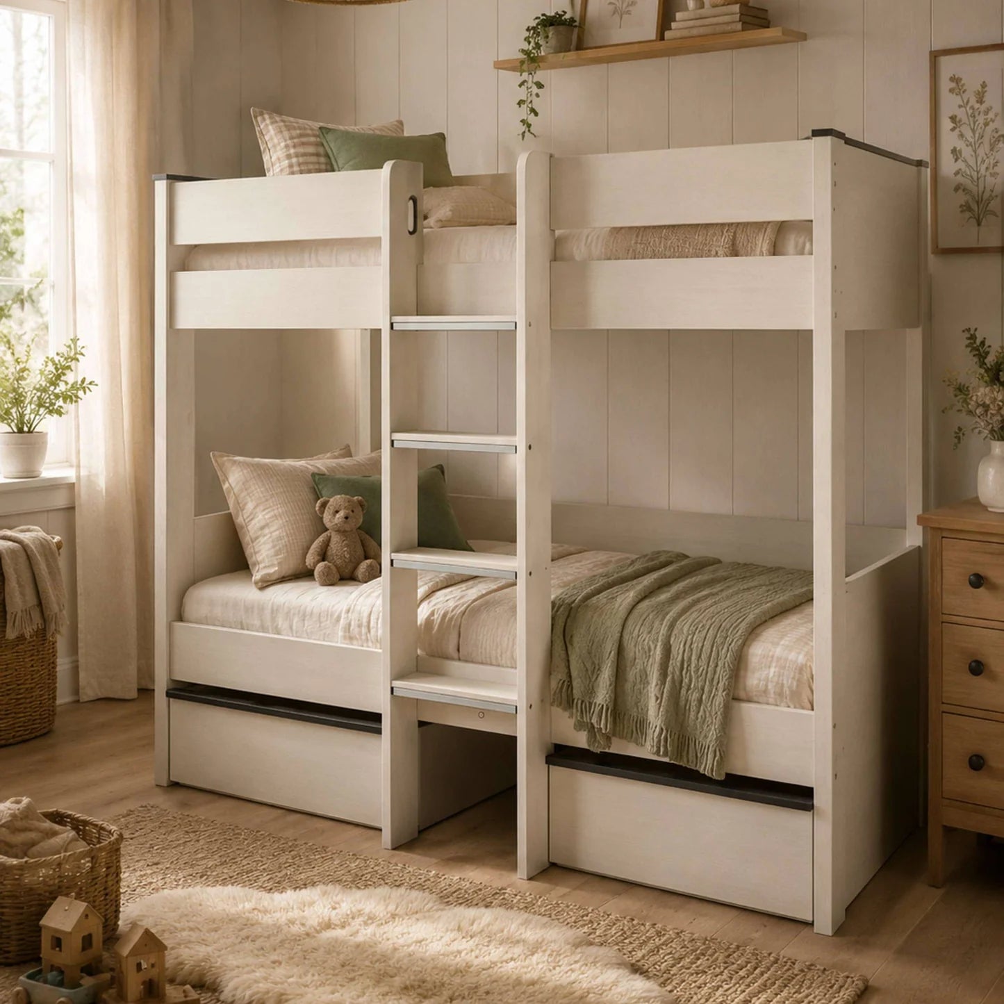 Julian Bowen Celeste Bunk Bed with Drawers-Better Bed Company