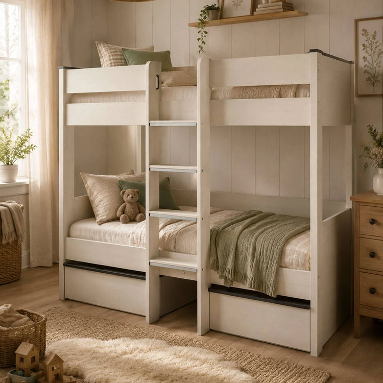 Julian Bowen Celeste Bunk Bed with Drawers-Better Bed Company