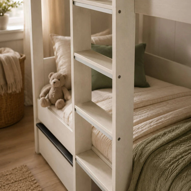 Julian Bowen Celeste Bunk Bed with Drawers Side of Ladder-Better Bed Company