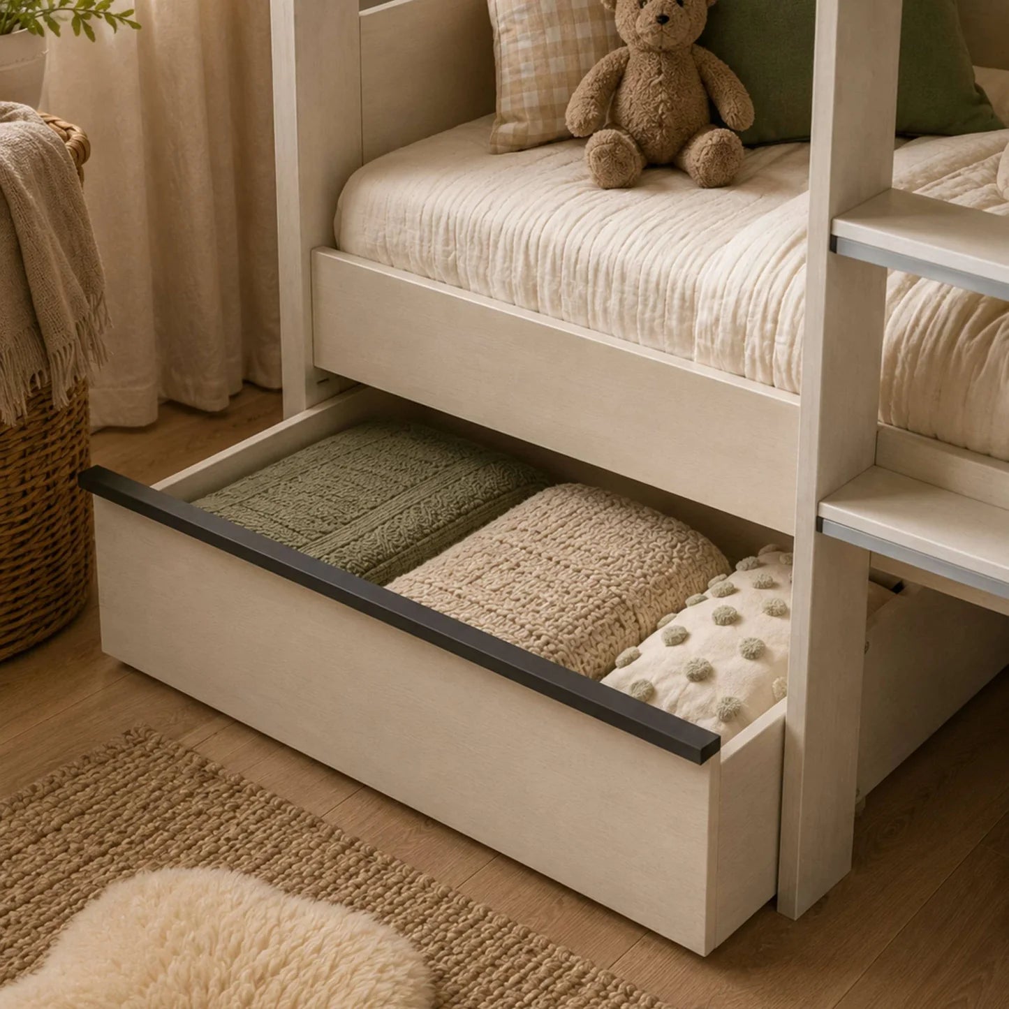 Julian Bowen Celeste Bunk Bed with Drawers Open Drawer-Better Bed Company