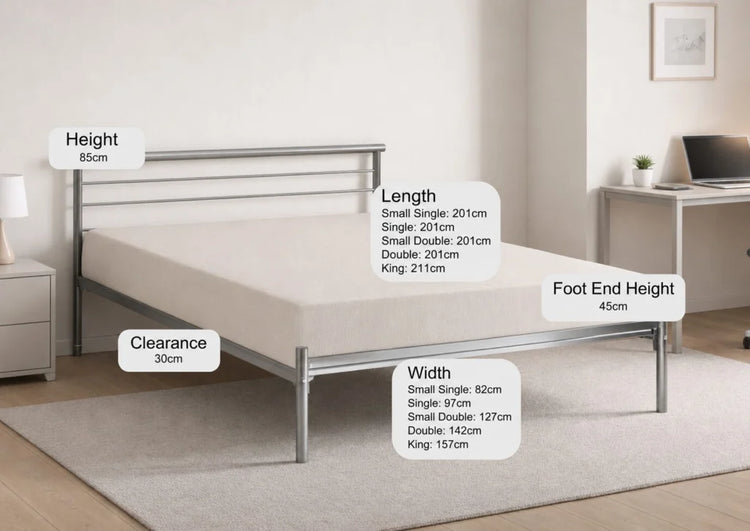 Wholesale Beds Contract Mesh Metal Bed Frame Dimensions-Better Bed Company