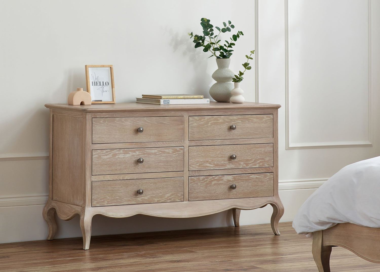 Julian Bowen Camille Camille 6 Drawer Wide Chest-Better Bed Company