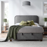 Kaydian Clifton Vogue Grey Ottoman Bed-Better Bed Company