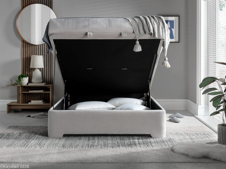 Kaydian Clitheroe Maskat Clay Ottoman Bed-Better Bed Company