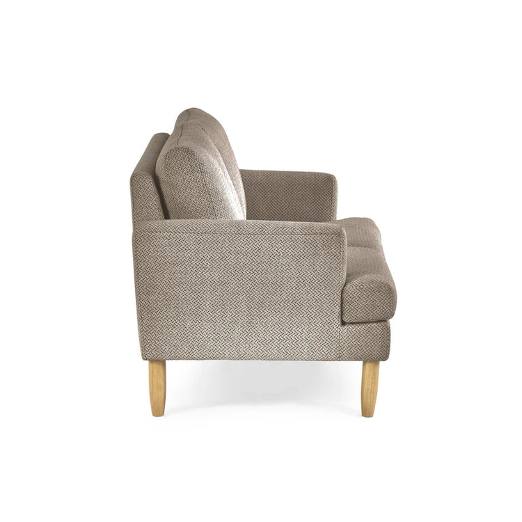 Julian Bowen Daisy Compact 2 Seater Sofa-Grey-Better Bed Company
