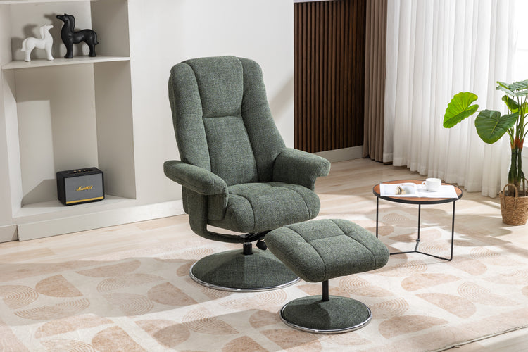 GFA Denver Recliner And Foot Stool-Chacha Fern-Better Bed Company