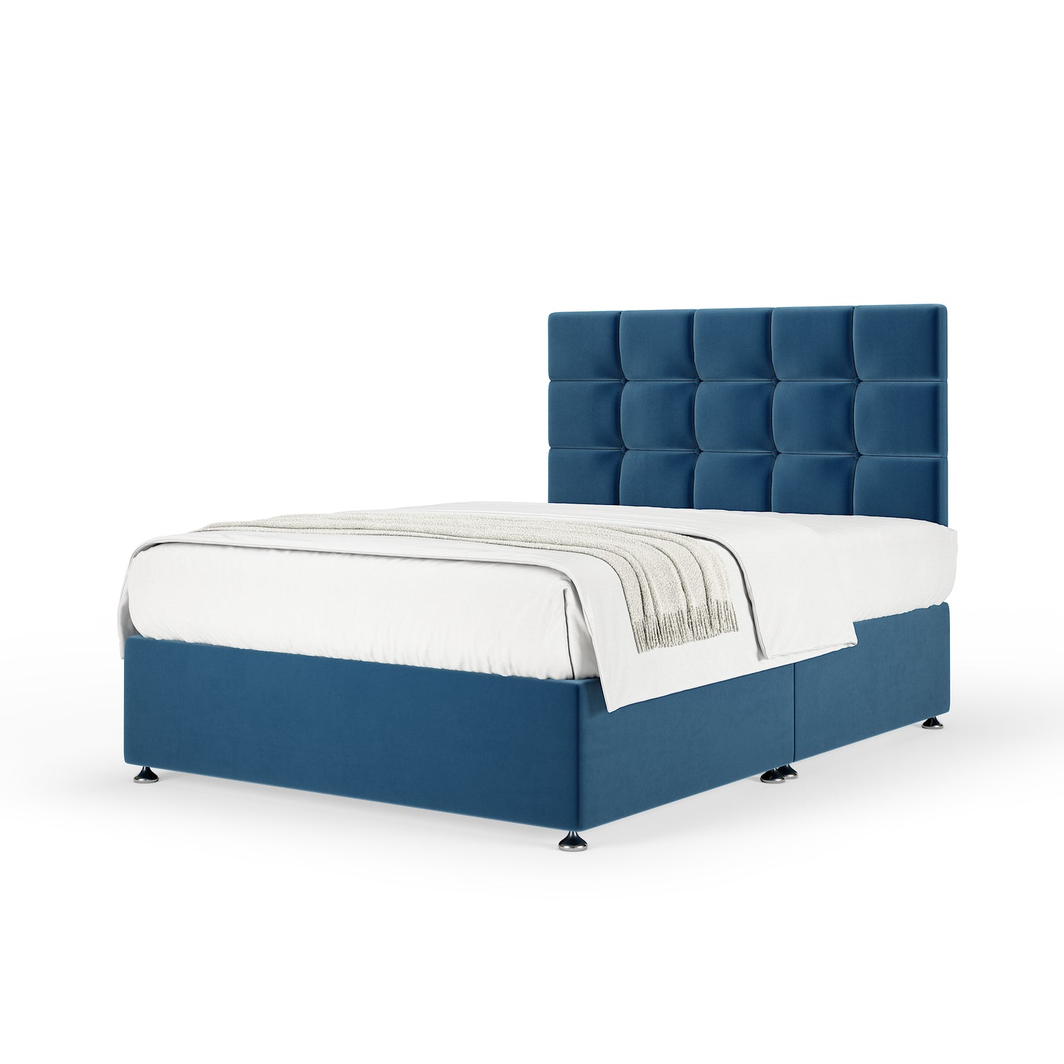 Bedmaster Pearl Headboard Blue-Better Bed Company