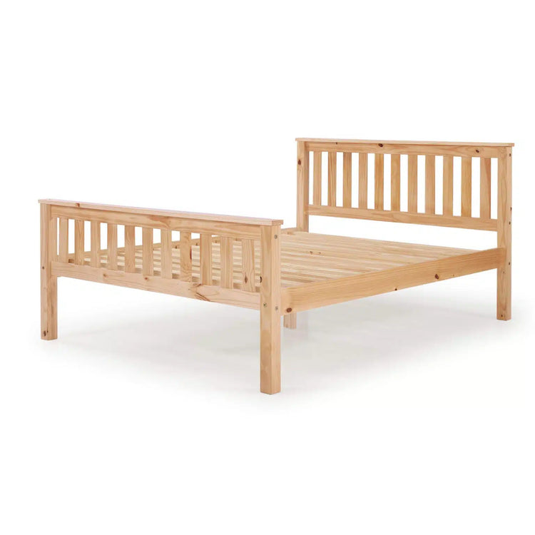 Heartlands Manila Pine Bed Frame-Brown Double HFE-Better Bed Comapny