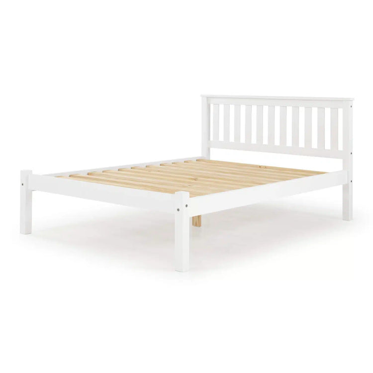 Heartlands Manila Pine Bed Frame-White Double LFE-Better Bed Comapny