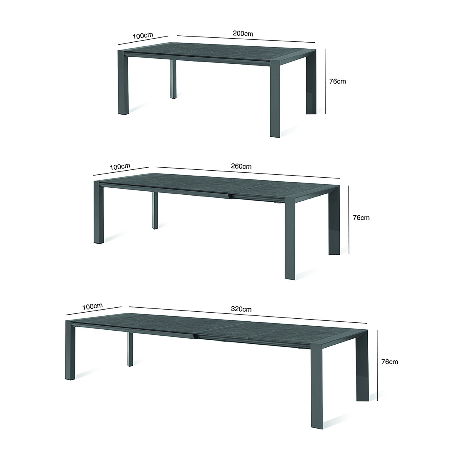 Maze Ambition 10 Seat Extending Dining Set Table Dimensions-Better Bed Company