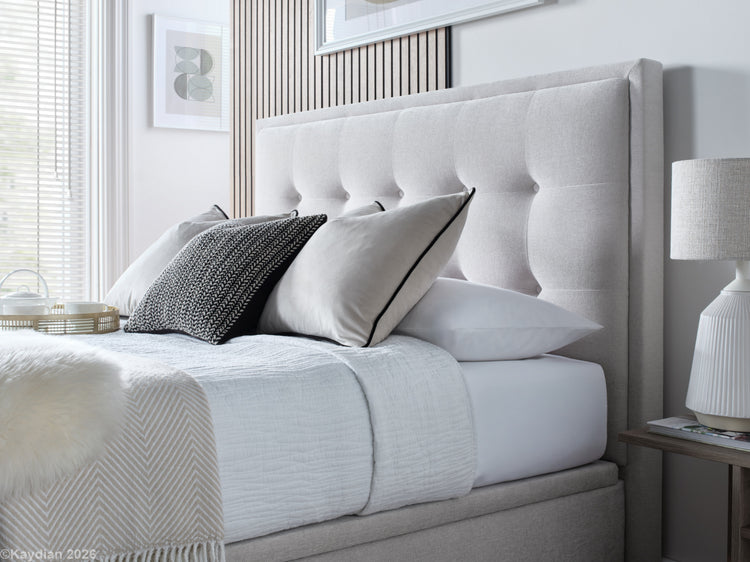 Kaydian Falstone Maskat Clay Ottoman Bed Headend-Better Bed Company