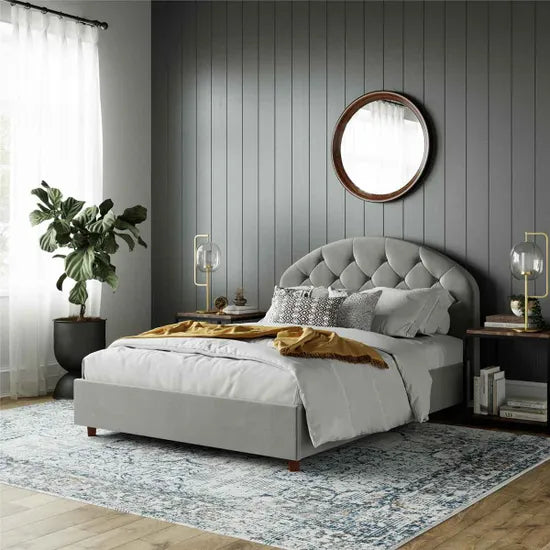 Dorel Aspen Upholstered Bed Double-Better Bed Company